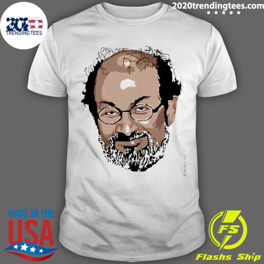 Official salman Rushdie Pay For Him T-shirt