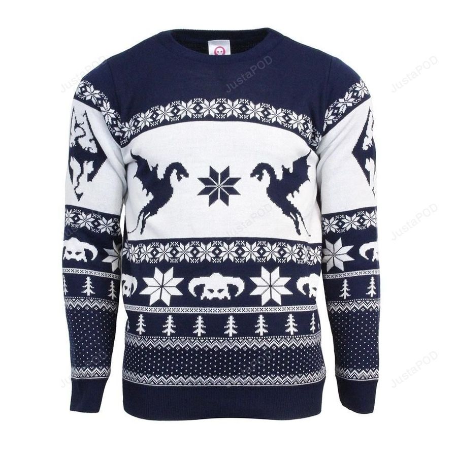 Official Skyrim Christmas Ugly Sweater, Ugly Sweater, Christmas Sweaters, Hoodie, Sweater