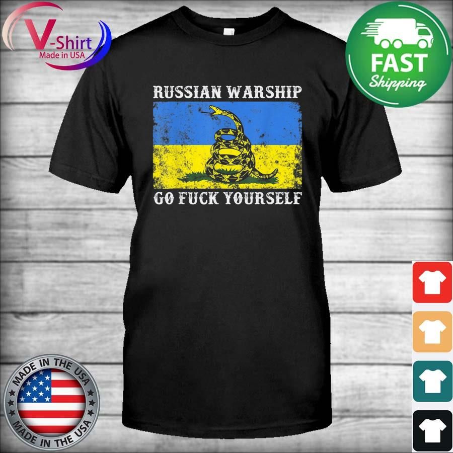 Official Stand With Ukraine Flag Russian Go Fuck Yourself Shirt