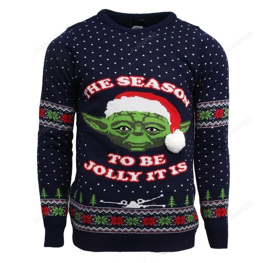 Official Star Wars Master Yoda Ugly Sweater Ugly Sweater Christmas