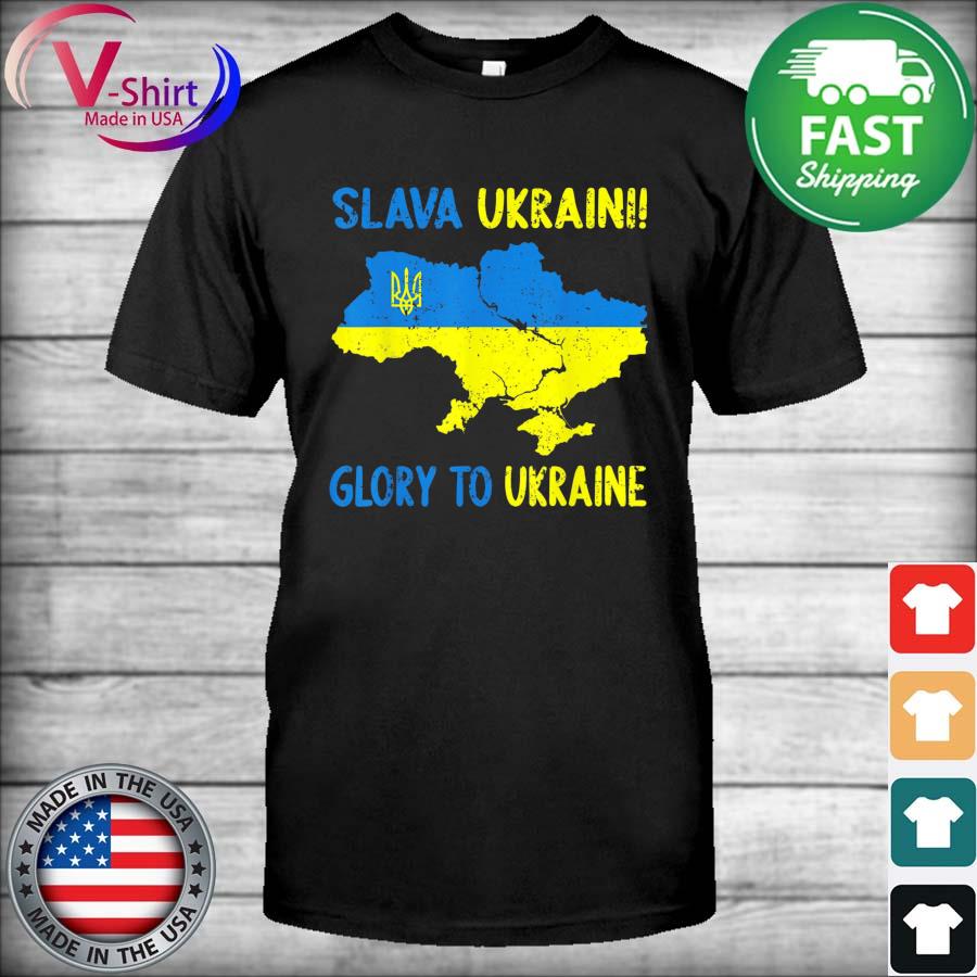 Official Support Ukraine Slava Ukraini Glory for Ukraine Ukrainian T-Shirt