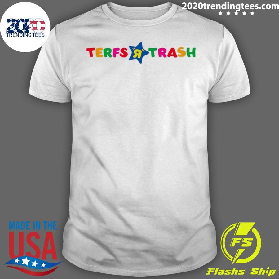 Official terfs R Trash T-shirt