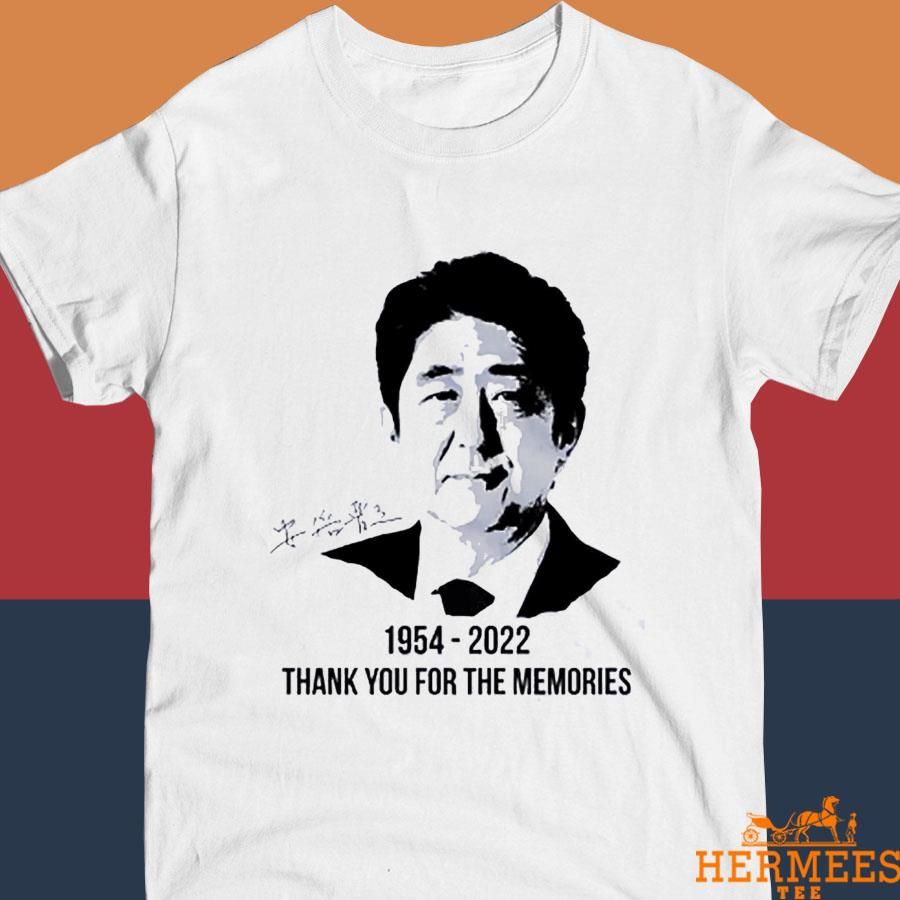Official Thank You For The Memories Shinzo Abe 1954-2022 Shirt