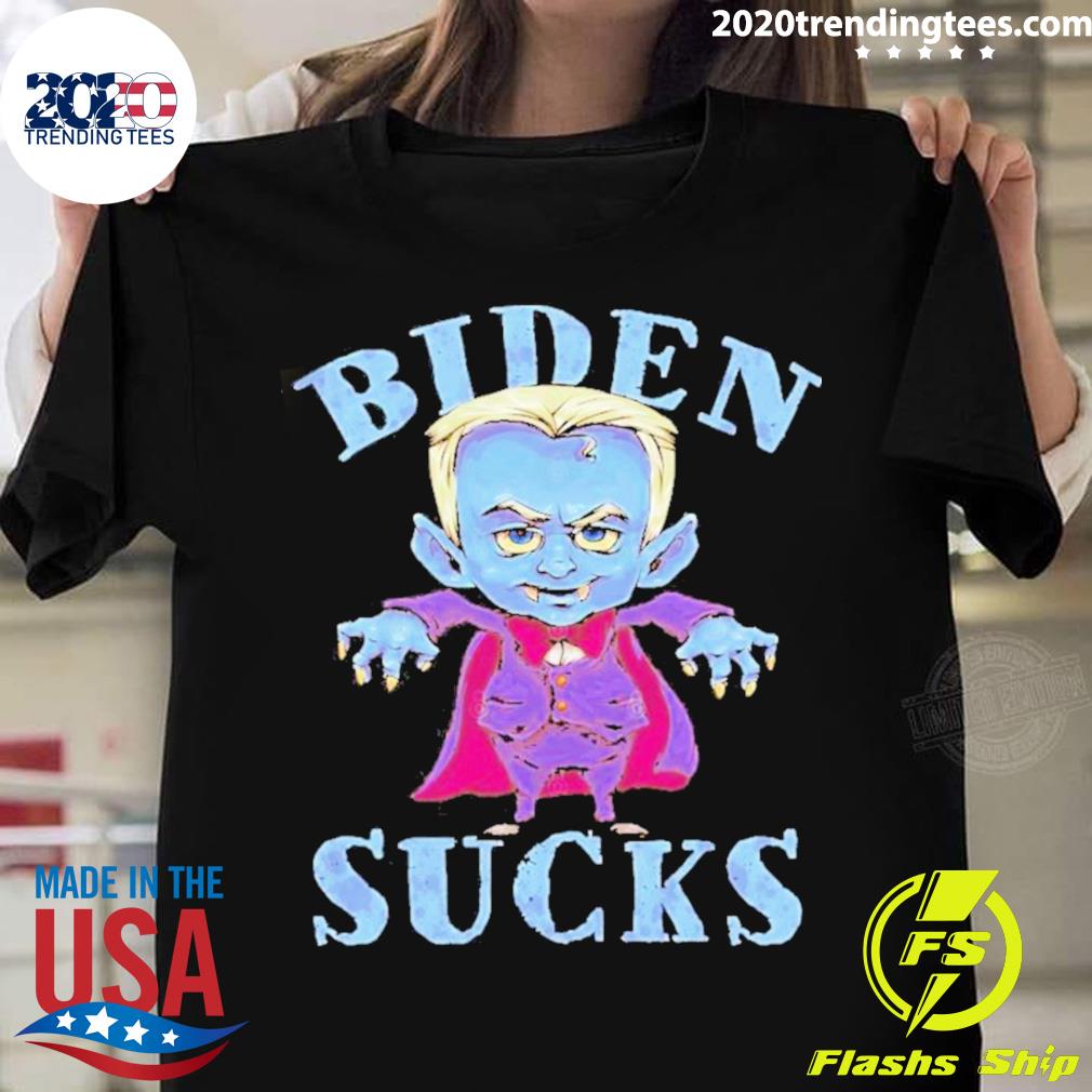 Official vampire Joe Biden Sucks Halloween T-shirt