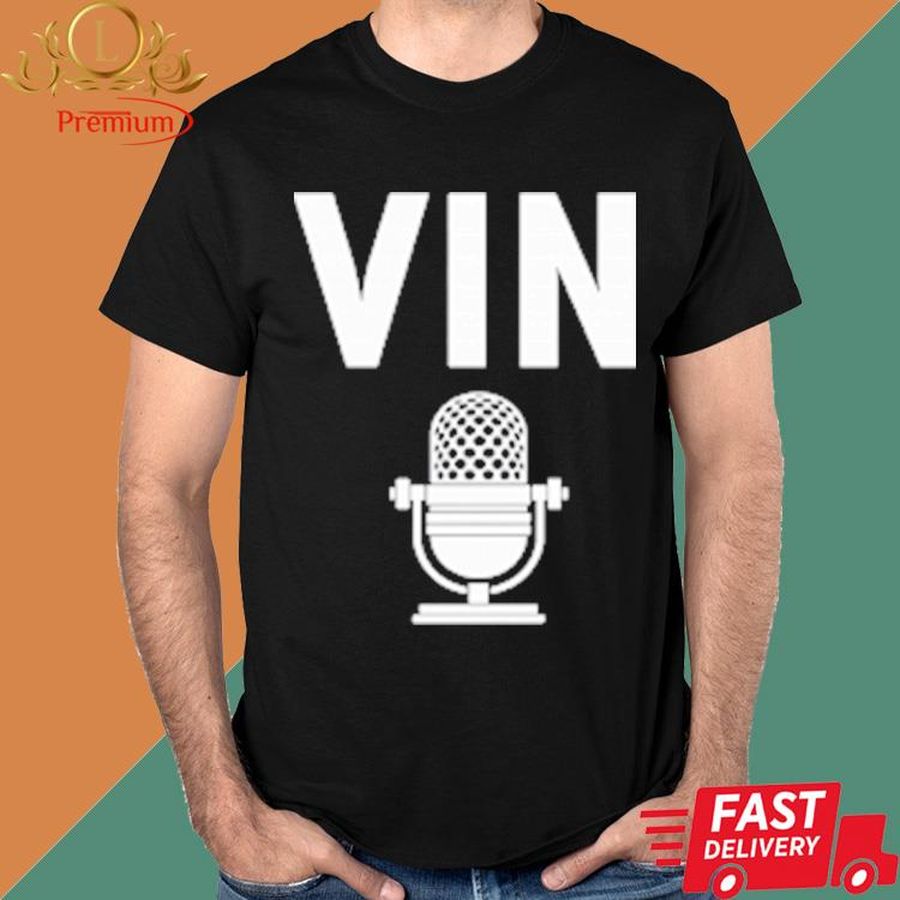 Official Vin Scully Microphone Shirt