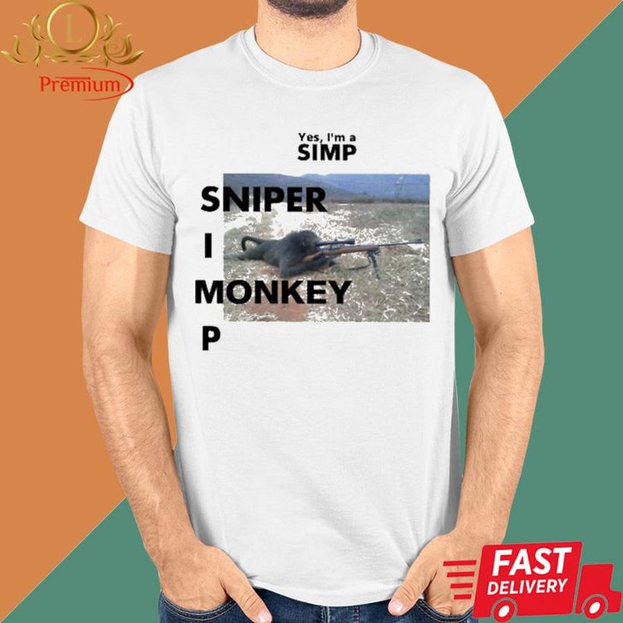 Official Yes I'm A Simp Sniper I Monkey P Shirt