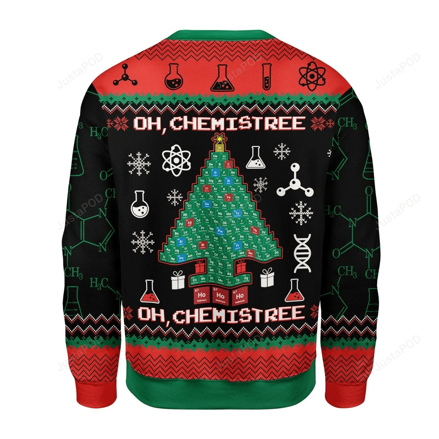 Oh Chemistree Ugly Christmas Sweater All Over Print Sweatshirt Ugly.png