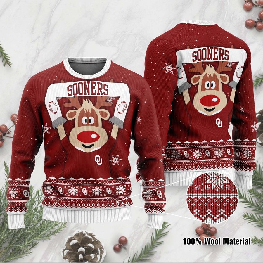 Oklahoma Sooners Funny Ugly Christmas Sweater, Ugly Sweater, Christmas Sweaters, Hoodie, Sweatshirt, Sweater