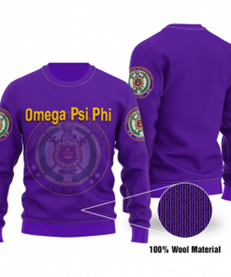 Omega Psi Phi Limited Ugly Christmas Sweater, All Over Print Sweatshirt, Ugly Sweater, Christmas Sweaters, Hoodie, Sweater