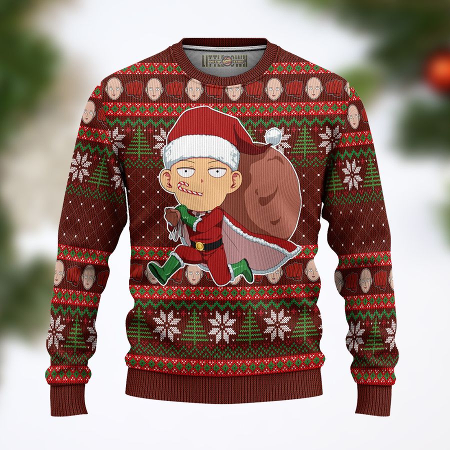 One Punch Man Anime Ugly Sweater