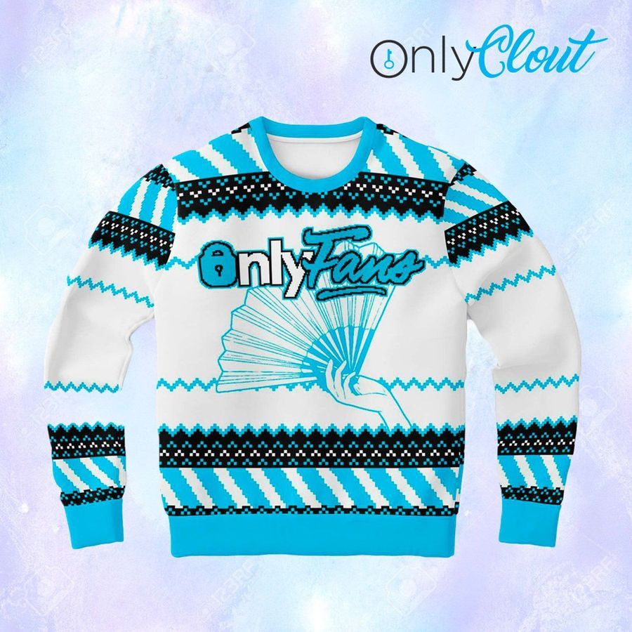 Only Fans Funny Ugly Christmas Sweater Ugly Sweater Christmas Sweaters