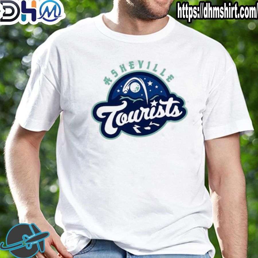 Original milb asheville tourists baseball logo shirt