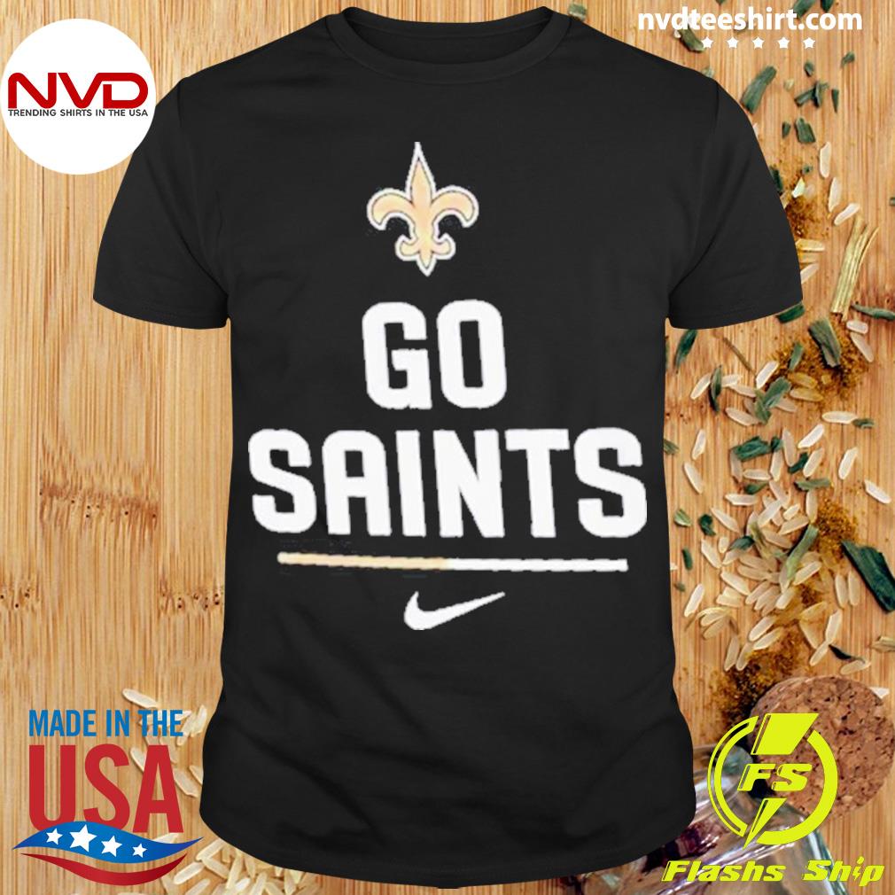Orleans Saints Nike Youth Team Go Saints 2022 Shirt