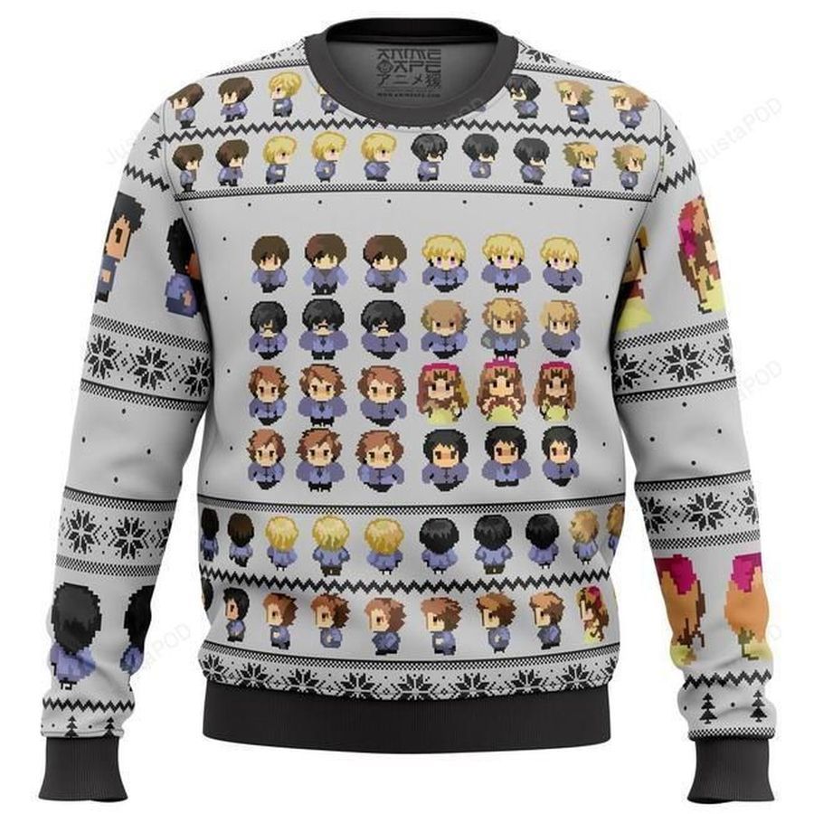 Ouran High School Host Club Sprites Ugly Christmas Sweater Ugly