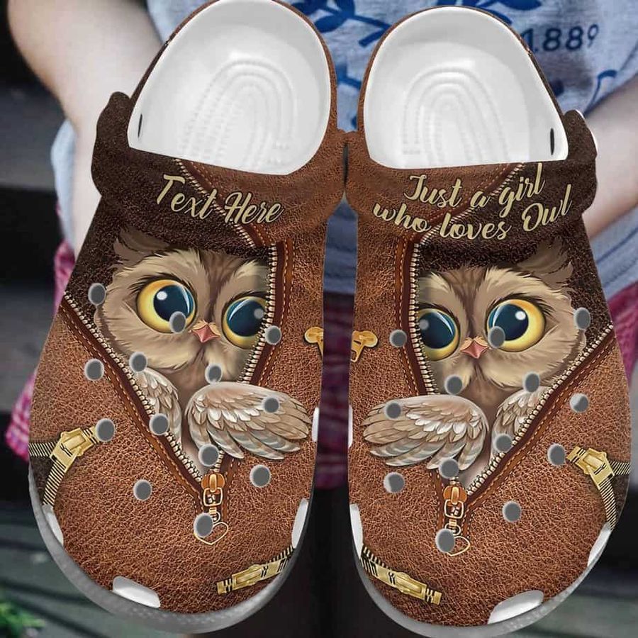 Owl Personalize Clog, Custom Name, Text, Fashion Style For Women, Men, Kid, Print 3D Personalized The Cutest Crocsband