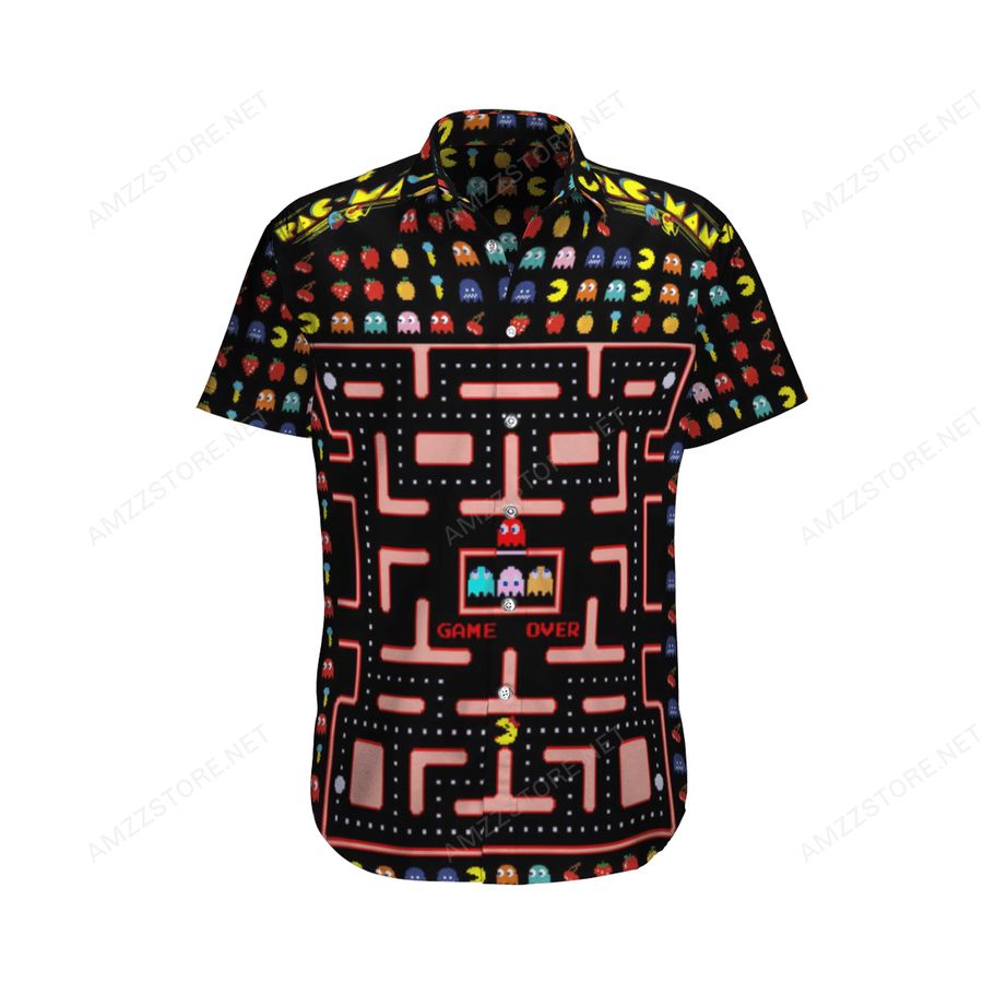 Pac-man Game Over Hawaiian Shirt