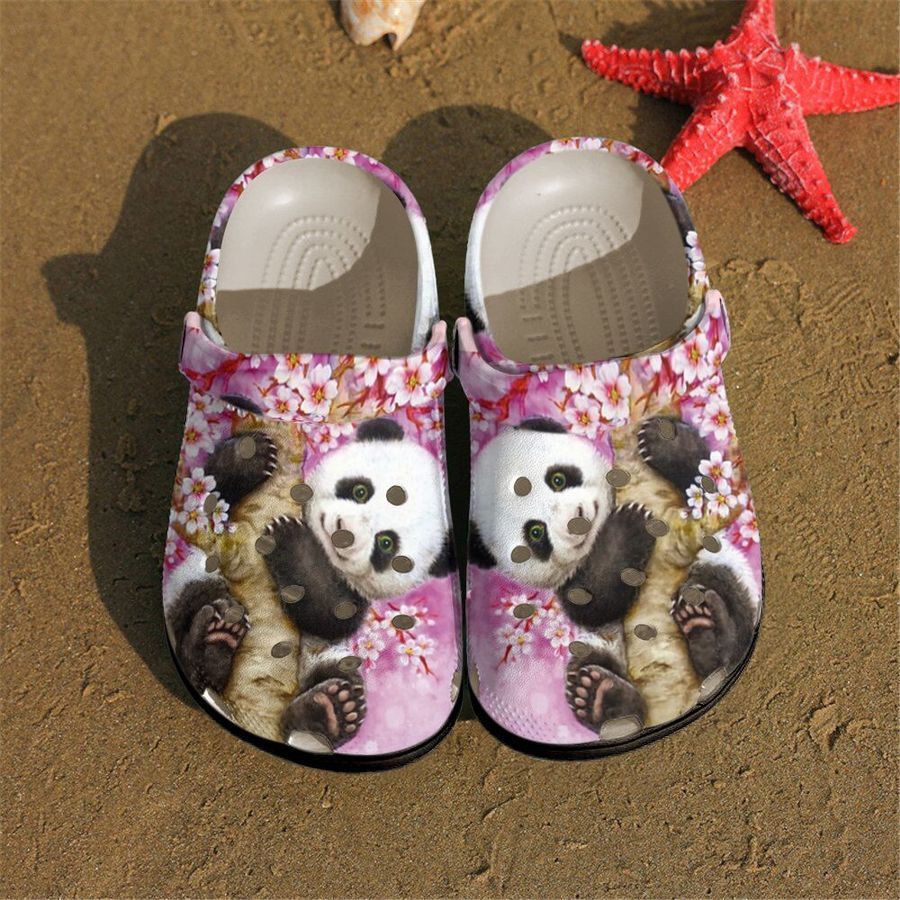Panda Personalized Clog Custom Crocs Comfortablefashion Style Comfortable For Women Men Kid Print 3D Lovely Panda