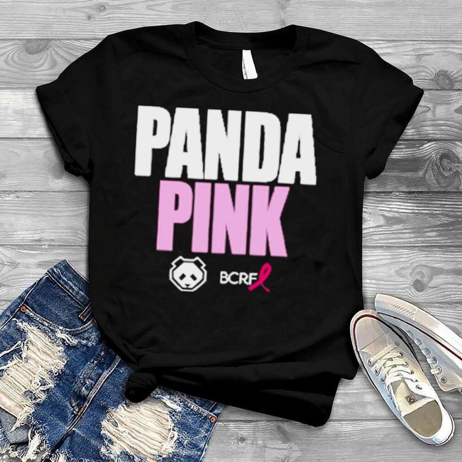 Panda Pink Bcrf Black T Shirt
