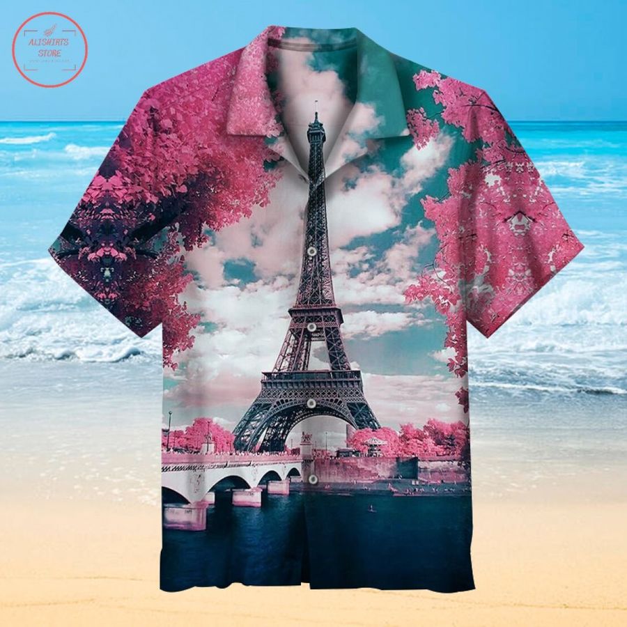 Paris Tower Hawaiian Shirt