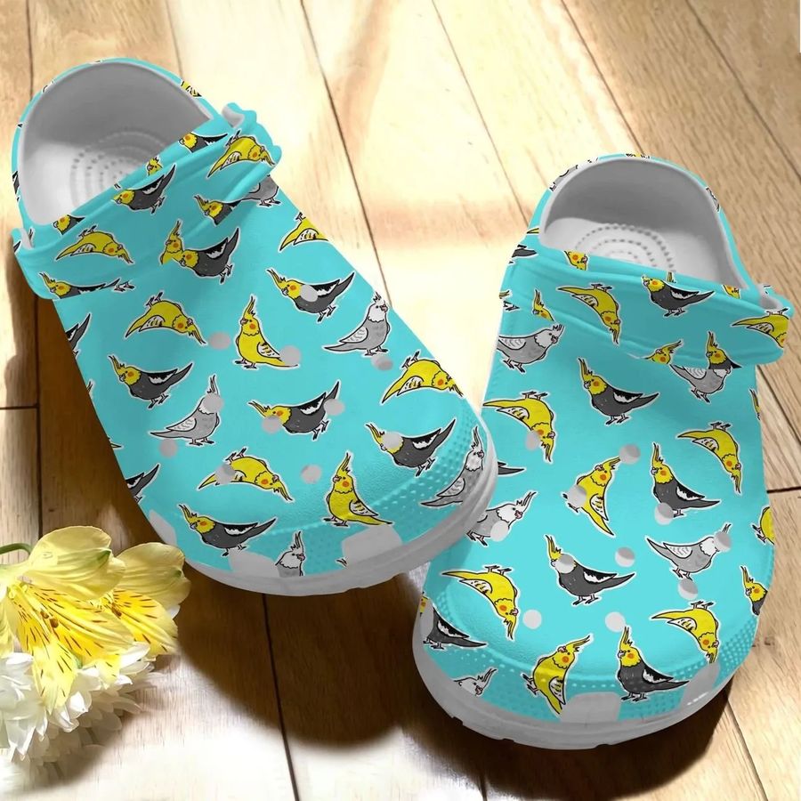Parrot Personalize Clog Custom Crocs Fashionstyle Comfortable For Women Men Kid Print 3D Whitesole Pattern