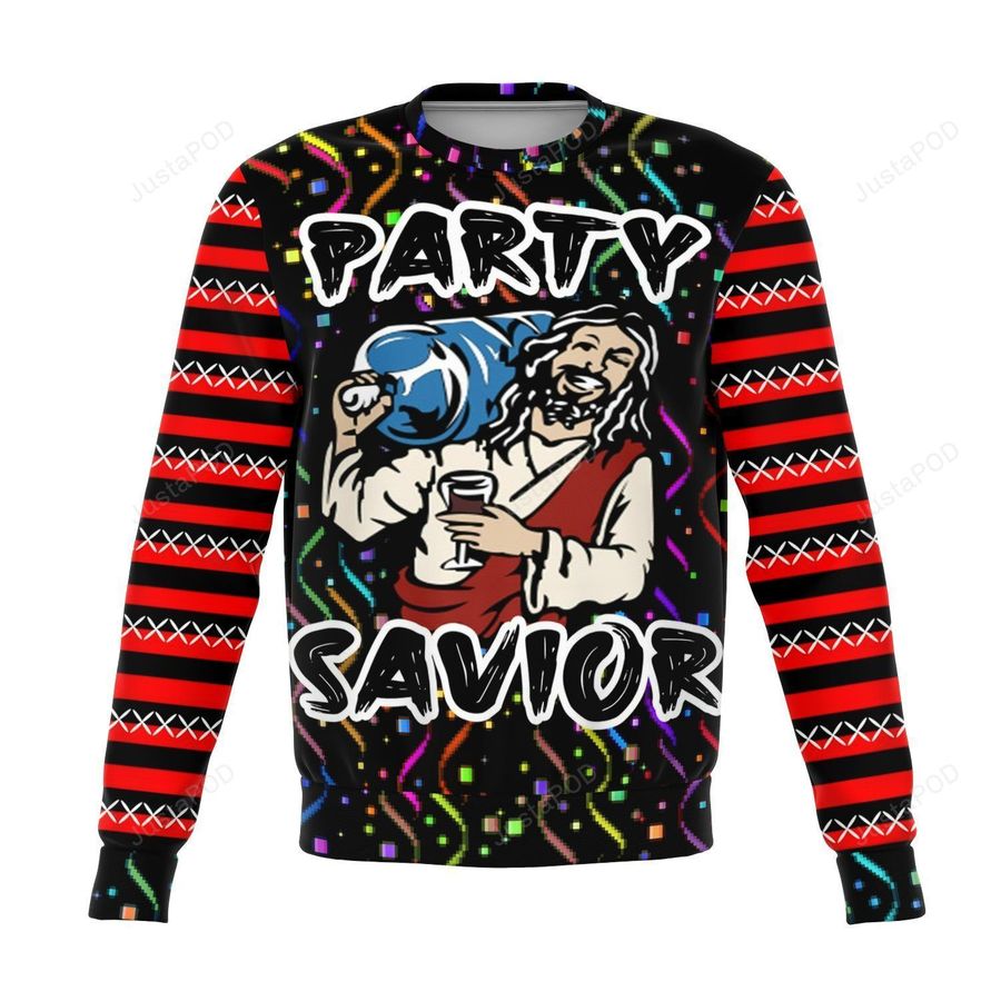 Party Savior Ugly Christmas Sweater Ugly Sweater Christmas Sweaters Hoodie
