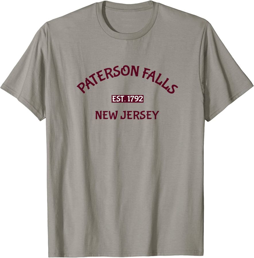 Paterson Falls NJ Souvenir Mens and Womens