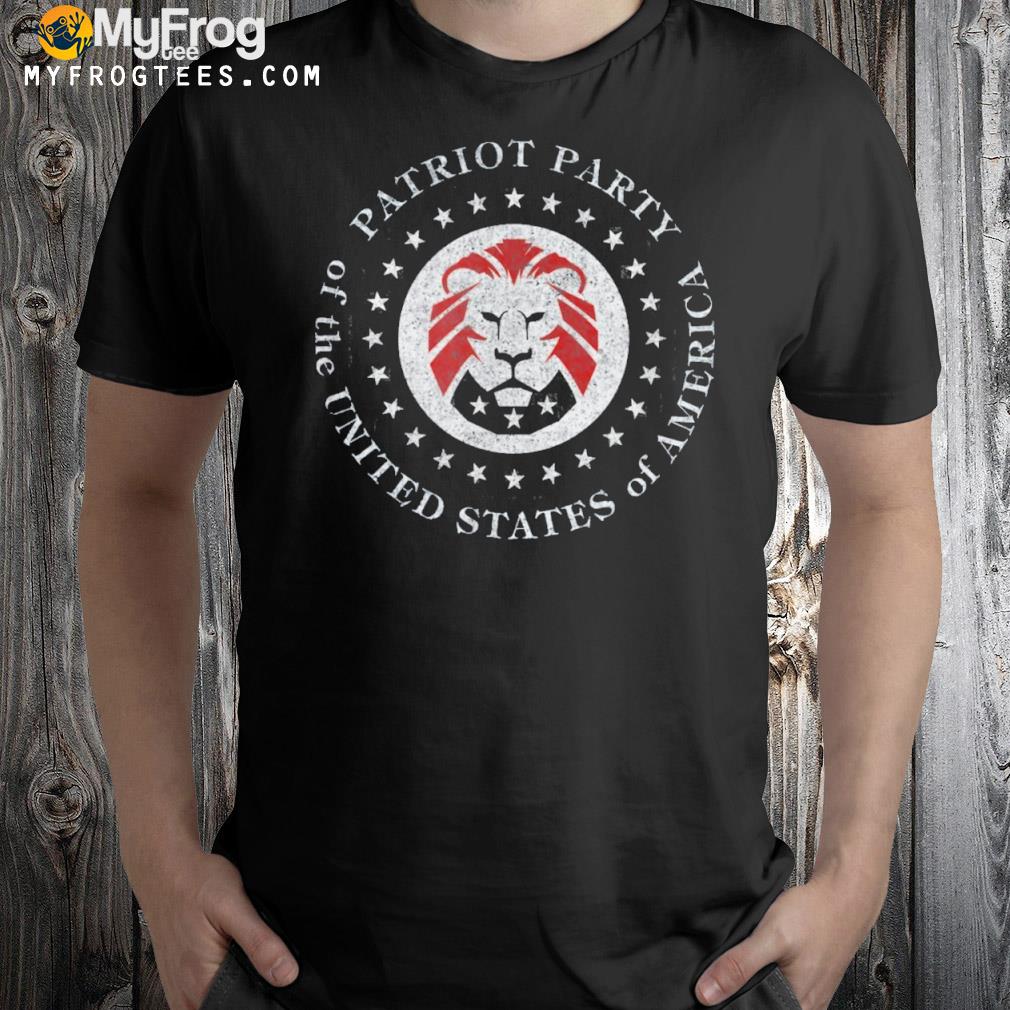 Patriot party of usa Trump 2024 presidential election lion shirt