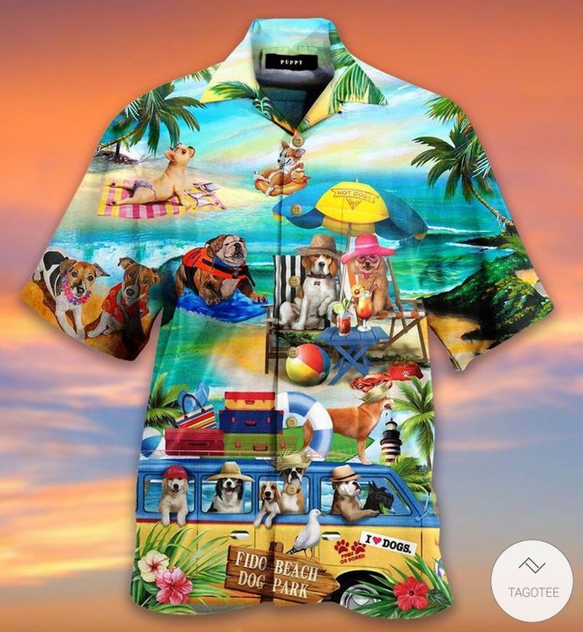 Paws On Board Unisex Hawaiian Shirt