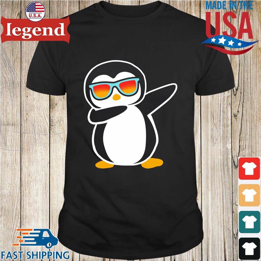 Penguins Dabbing Glasses Shirt