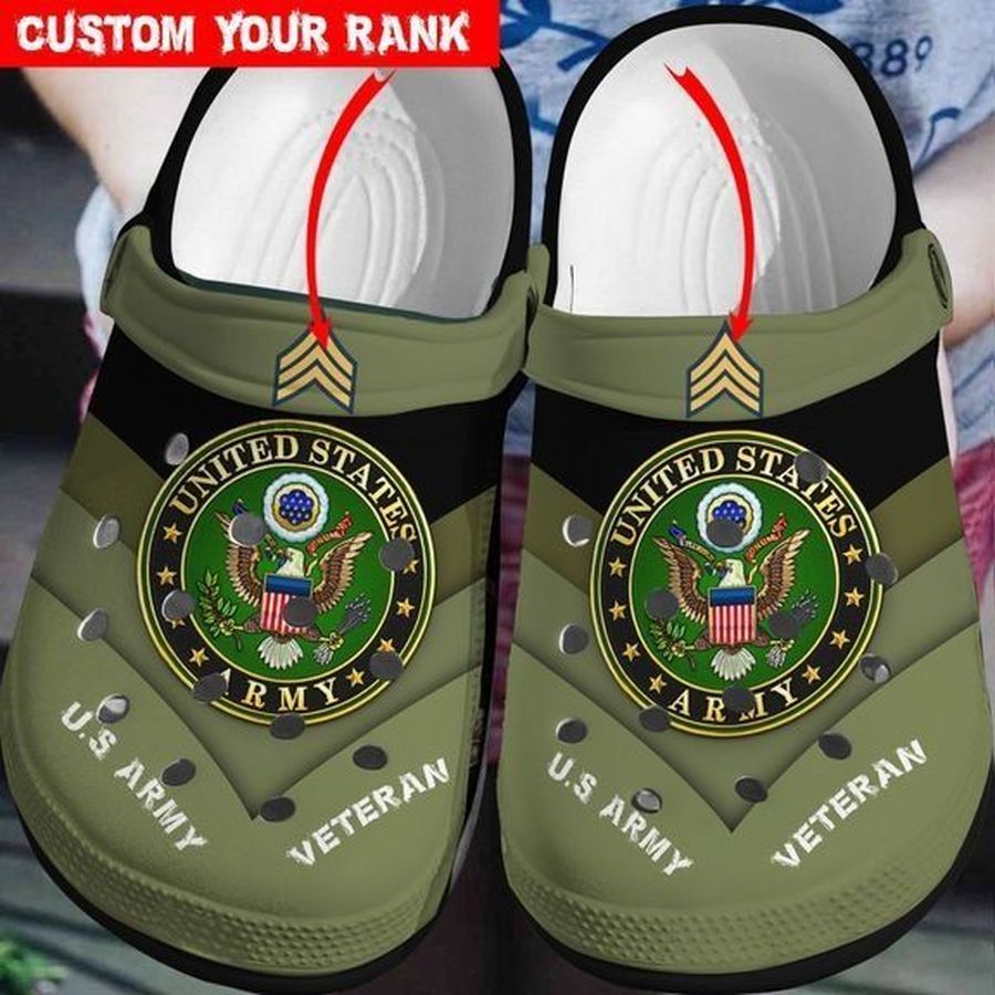 Perfect Gift Us Army Crocs Clog Shoes