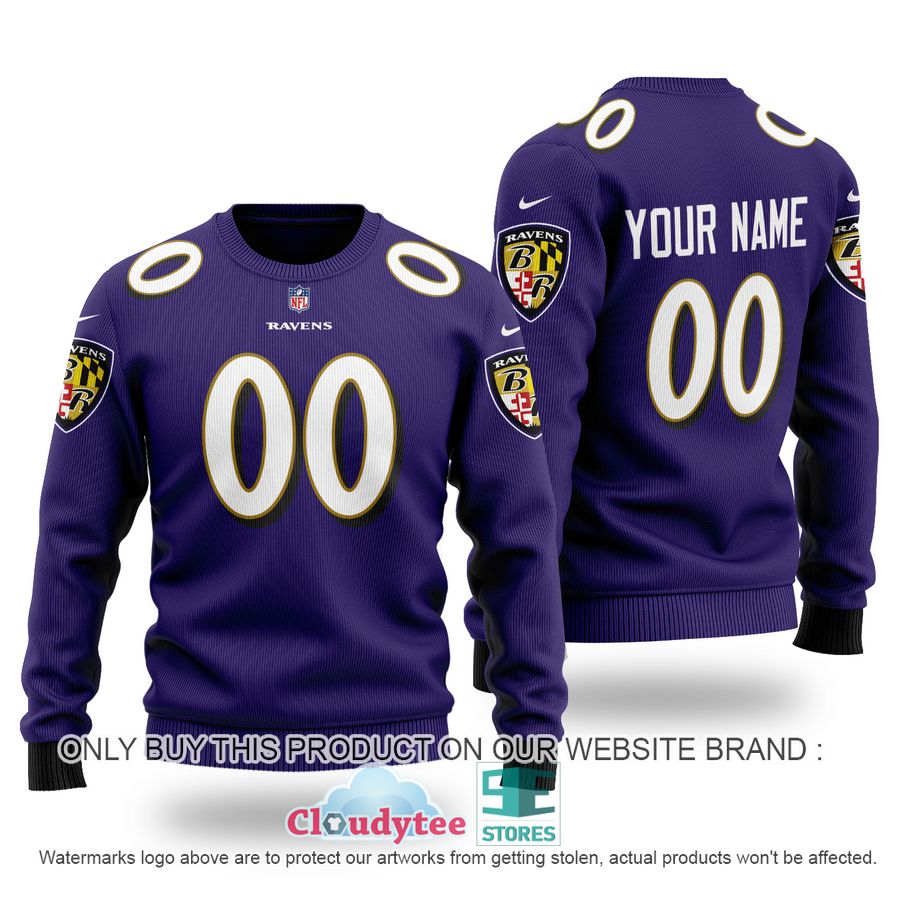Personalized Baltimore Ravens NFL purple Ugly Sweater – LIMITED EDITION