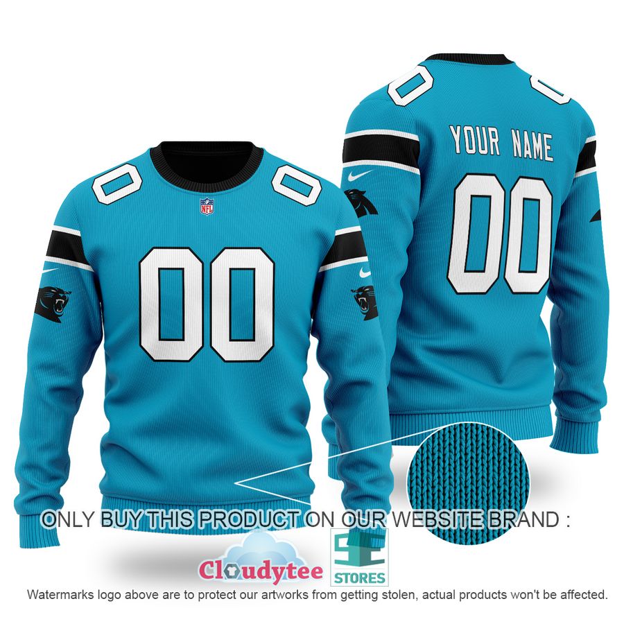 Personalized Carolina Panthers NFL blue Ugly Sweater – LIMITED EDITION