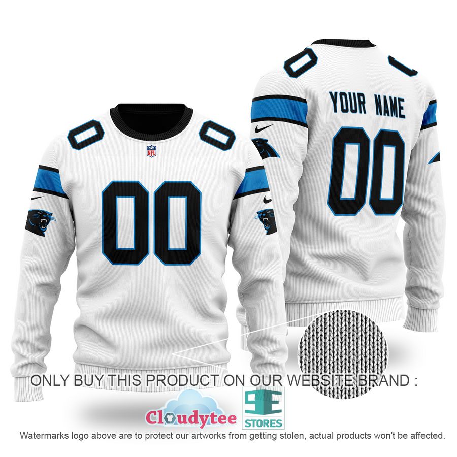 Personalized Carolina Panthers NFL white Ugly Sweater – LIMITED EDITION