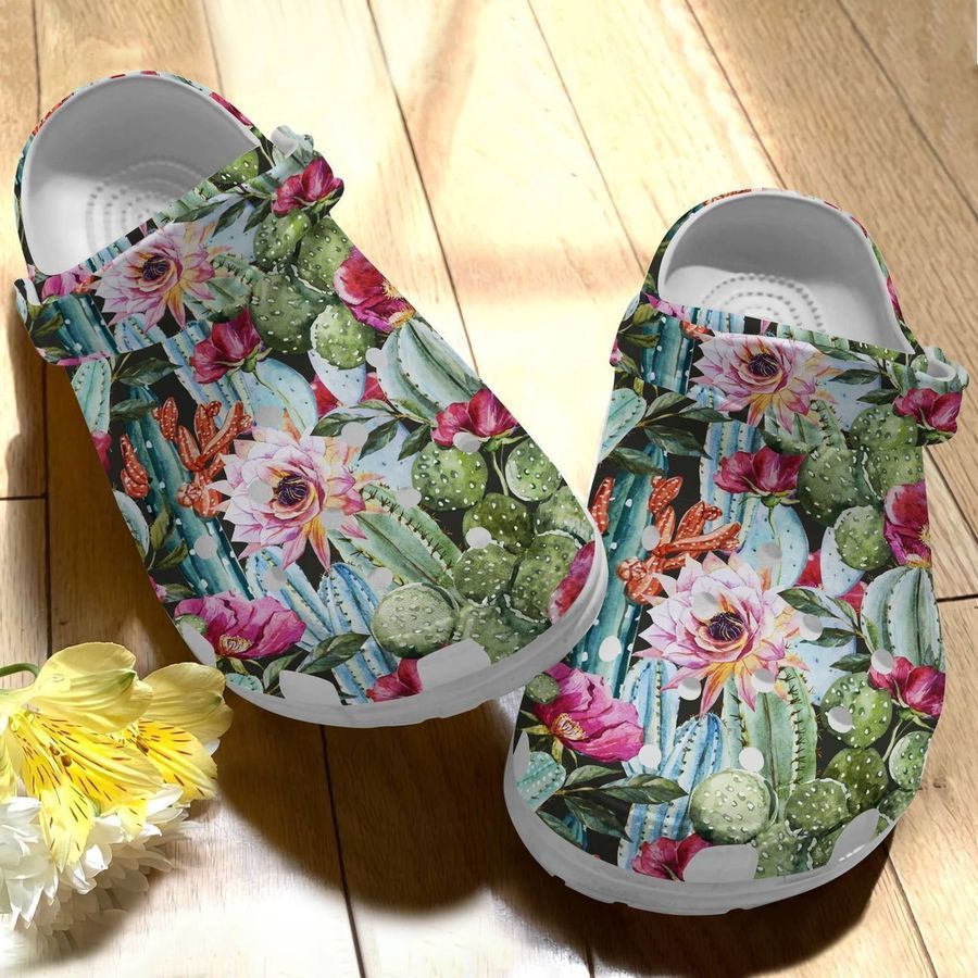 Personalized Crocs Cactus,Lovely Cacti, Fashion Style Print 3D For Women, Men, Kid
