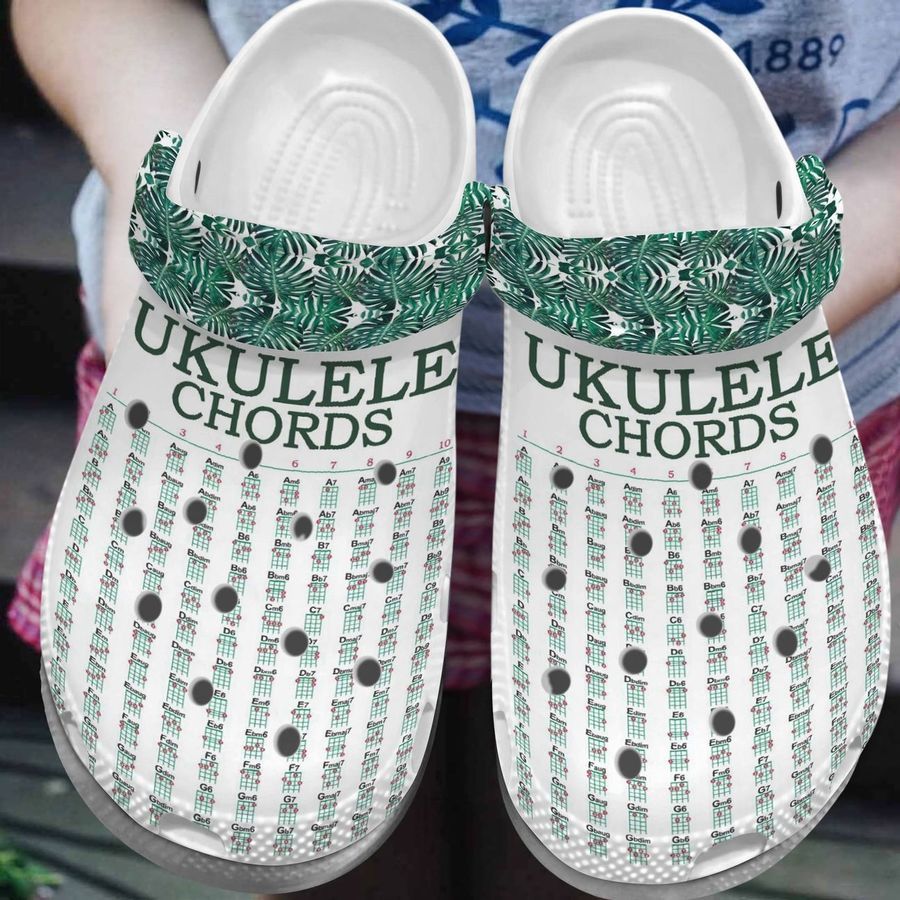 Personalized Crocs Ukulele,  Fashion Style Print 3D Ukulele Chords For Women, Men, Kid