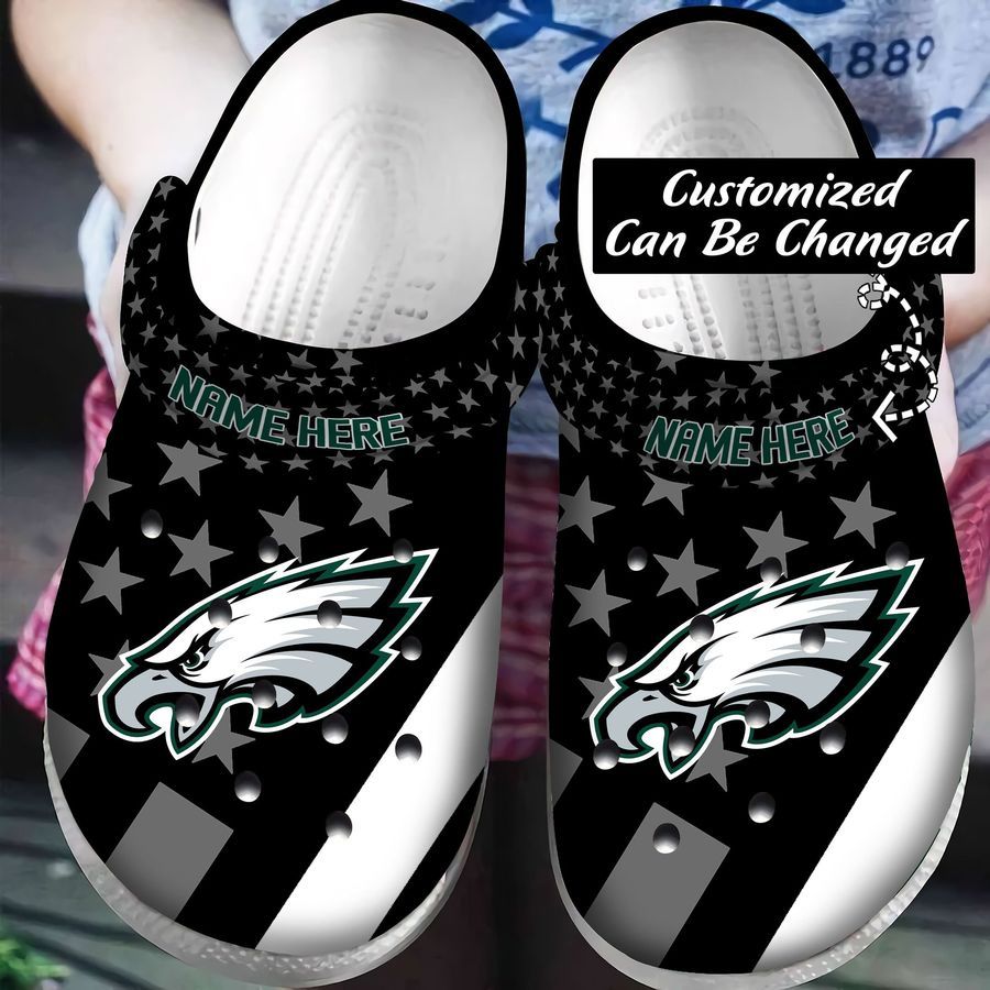 Personalized Football Crocs - P.Eagle Star New Crocs