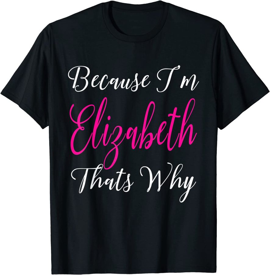 Personalized Gift Elizabeth Name Custom Women Cute Pink