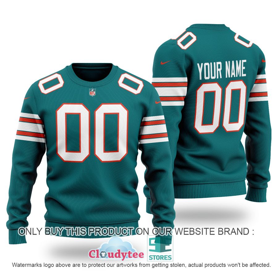 Personalized Miami Dolphins NFL green Ugly Sweater – LIMITED EDITION