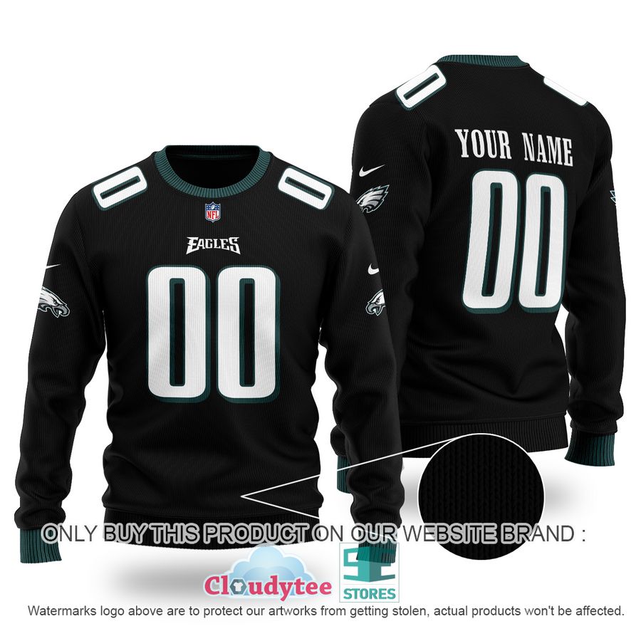 Personalized Philadelphia Eagles NFL black Ugly Sweater – LIMITED EDITION