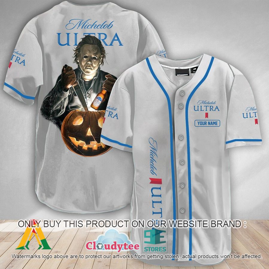 Personalized Scary Michael Myers Pumpkin Michelob ULTRA Jersey – LIMITED EDITION