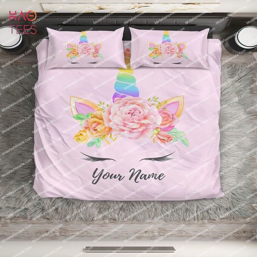 Personalized Unicorn Custom Your Name Bedding Sets
