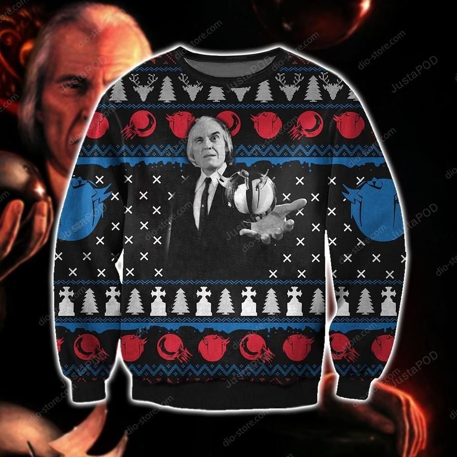 Phantasm Knitting Pattern 3d Print Ugly Sweater, Ugly Sweater, Christmas Sweaters, Hoodie, Sweater