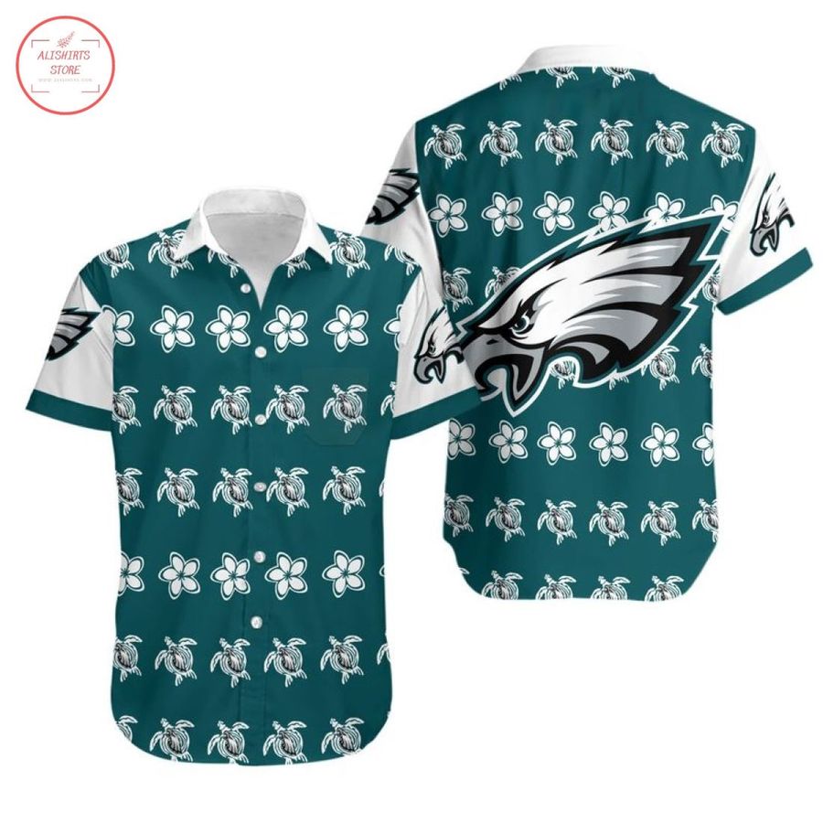 Philadelphia Eagles Turtle Hawaiian Shirt