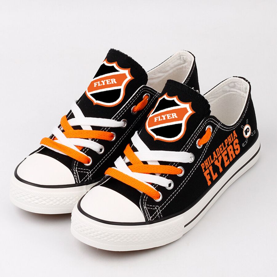 Philadelphia Flyers NHL Hockey Fans Canvas Shoes Custom Sports Sneakers T-DH169H