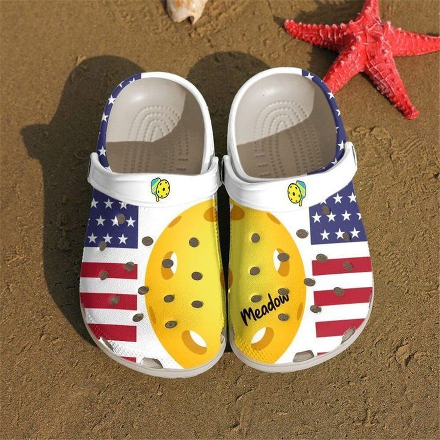 Pickle Ball Personalized American Sku 1815 Crocs Clog Shoes