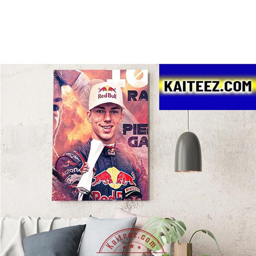 Pierre Gasly 100 Races In F1 In Belgian GP ArtDecor Poster Canvas