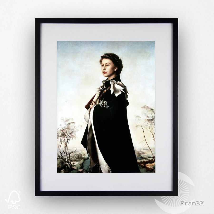 Pietro Annigoni Queen Elizabeth II poster
