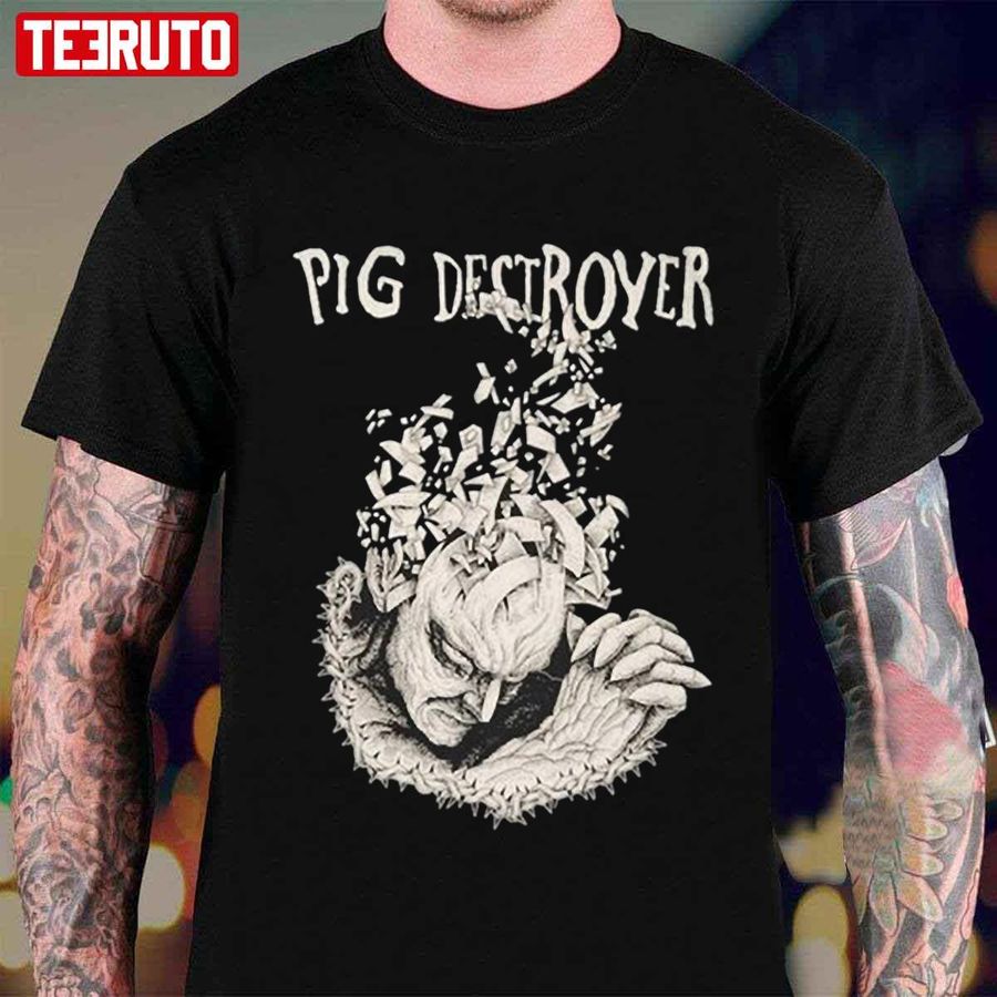 Pig Destroyer Jef Whitehead Art Unisex T-shirt