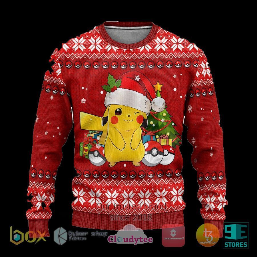 Pikachu Pokemon Anime Christmas Sweater – LIMITED EDITION
