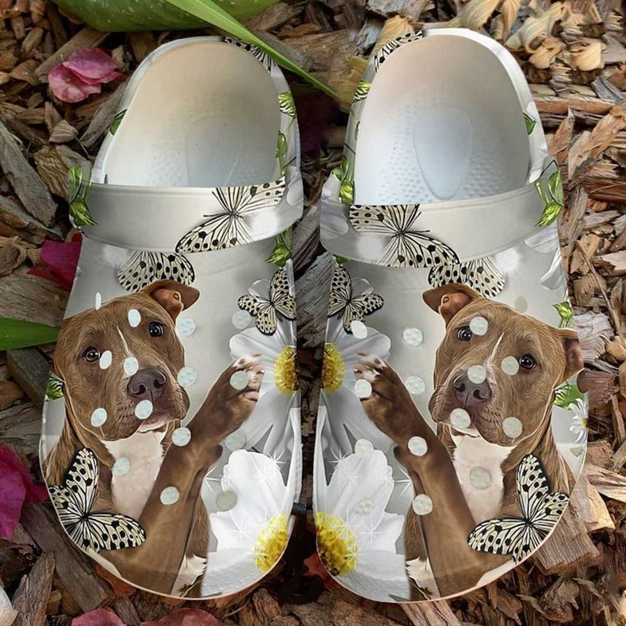 Pitbull Daisy Sku 1859 Crocs Clog Shoes